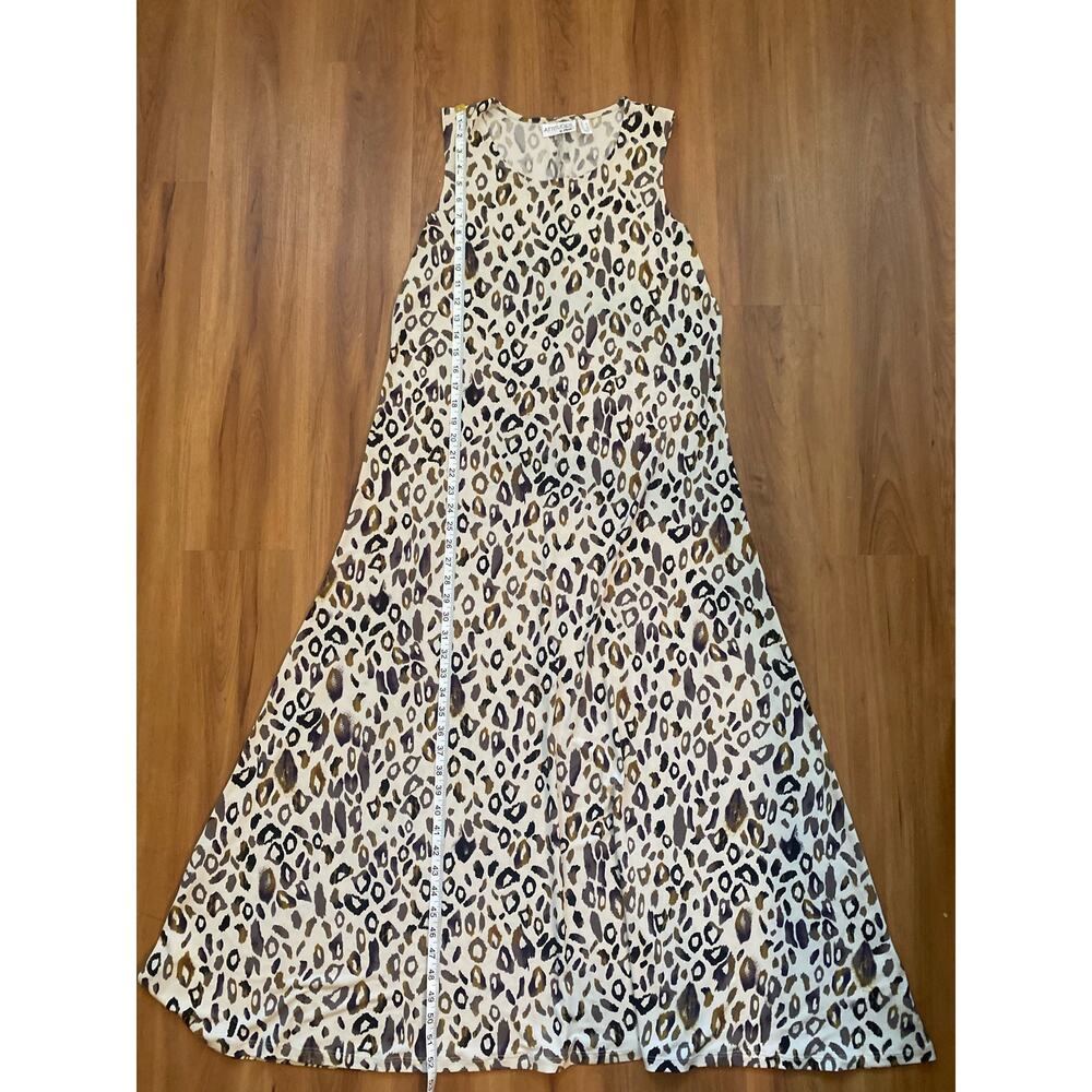 Women Size Large Attitudes by Renee Leopard Print Soft Flowy Summer Lightweight - Picture 4 of 9